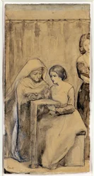 Studie für Die Kindheit der Jungfrau Maria